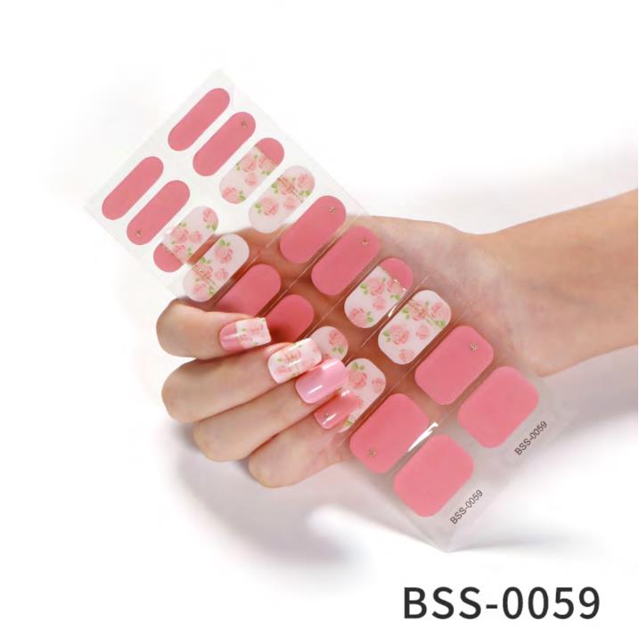 Gel Nail Strips Semi Cured