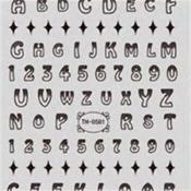 Alphabet Nail Art Stickers