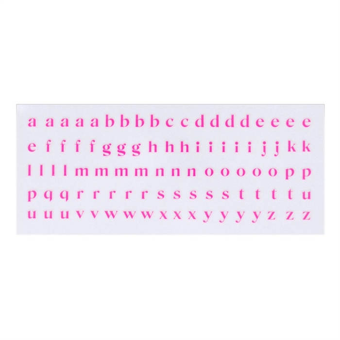 Nail Letter Stickers