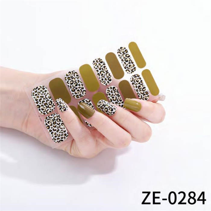 Wild Leopard Print Nail Wraps